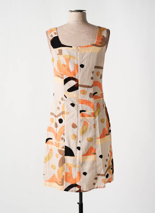 Rochie midi bej GUY DUBOUIS femeie