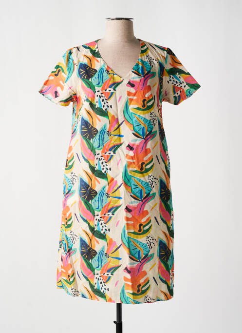 Rochie midi bej GUY DUBOUIS femeie