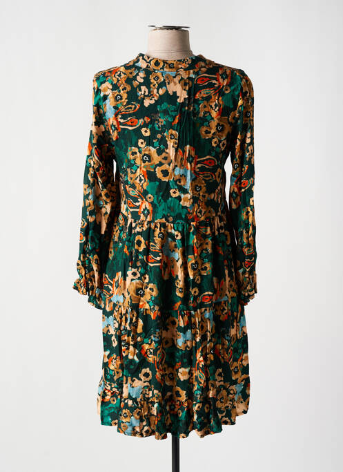 Rochie scurtă verde COULEURS DU TEMPS femeie