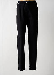 Pantalon slim închidere cu fermoar sub clapetă cu nasturi negru GUY DUBOUIS homme