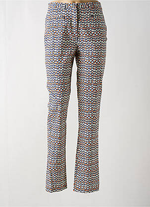 Pantalon slim buzunare albastru GUY DUBOUIS femeie