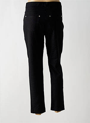 Pantalon slim talie elastică negru GUY DUBOUIS femeie