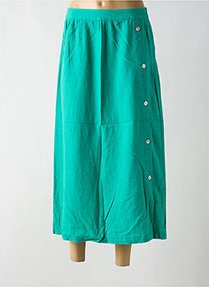 Fustă midi verde ÉTYMOLOGIE femeie