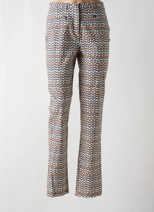 Pantalon slim albastru GUY DUBOUIS femeie