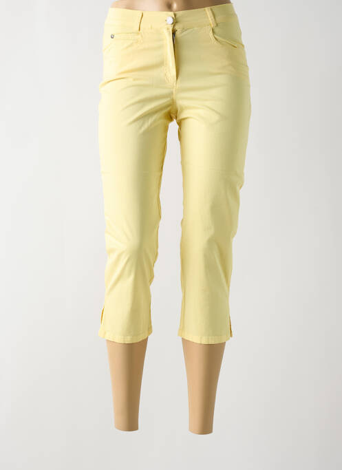 Pantalon trei sferturi galben GUY DUBOUIS femeie