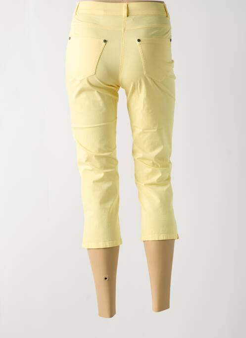 Pantalon trei sferturi galben GUY DUBOUIS femeie