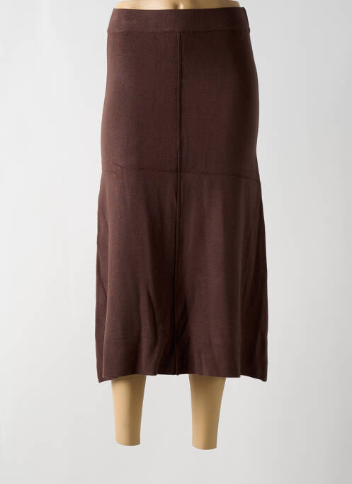 Fustă midi maro WNT COLLECTION femeie