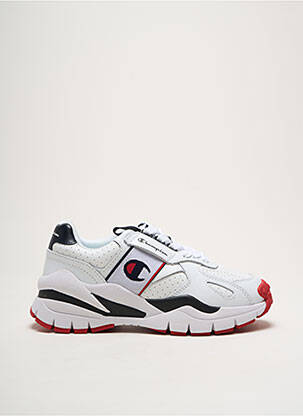Adidași material neted toc de 4 la 6 cm alb CHAMPION femeie