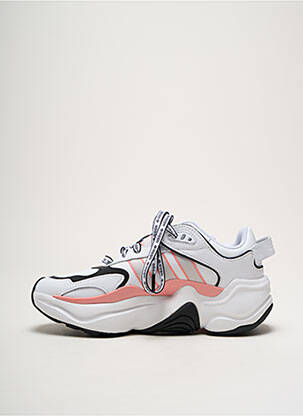 Adidași material neted toc de 4 la 6 cm alb ADIDAS femeie