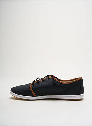 Adidași material neted vârf rotund negru LAFEYT bărbat