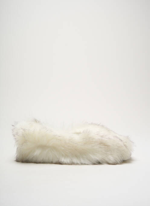 Papuci/Pantofi de casă alb VICTORIA femeie