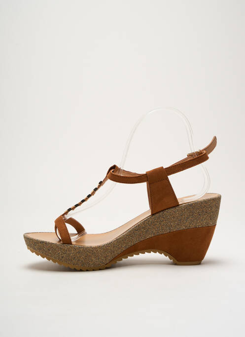 Șlapi maro LPB femeie