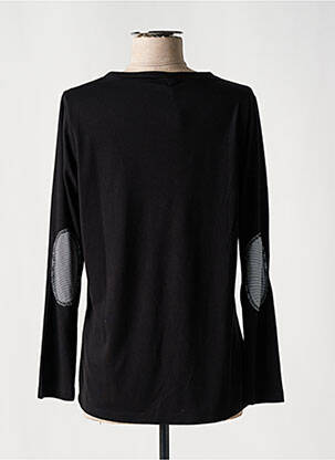 Tricou mâneci lungi mâneci lungi negru THALASSA femeie
