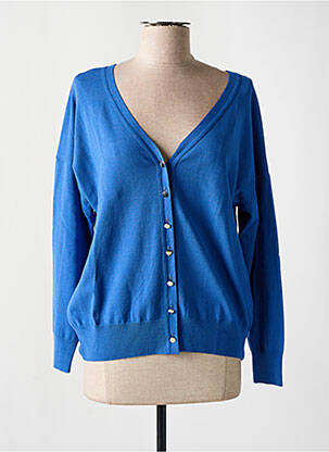 Vestă cu mâneci lungi albastru GRIFFON femeie