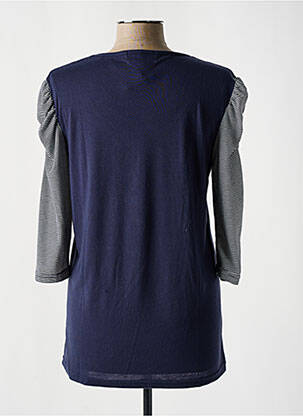 Tricou mâneci 3/4 mâneci 3/4 albastru TEMPO REALE femeie