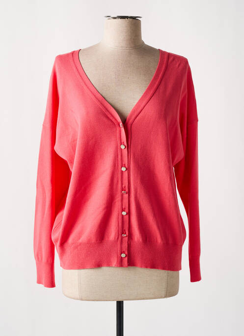 Vestă cu mâneci lungi roz GRIFFON femeie