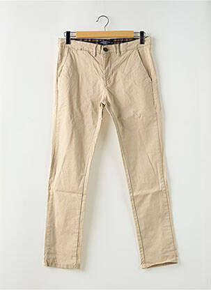 Pantalon chino elasticitate mărime normală bej BRUCE & BUTLER  bărbat