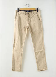 Pantalon chino elasticitate mărime normală bej BRUCE & BUTLER  bărbat