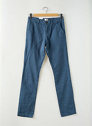 Pantalon chino elasticitate mărime normală albastru JACK & JONES bărbat