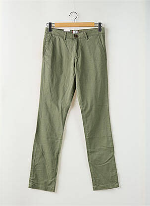 Pantalon chino elasticitate mărime normală verde JACK & JONES bărbat