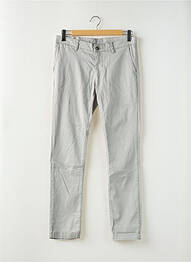 Pantalon chino elasticitate mărime normală gri LERROS homme