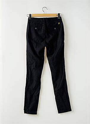 Pantalon slim talie cu cleme mărime normală negru LYLE & SCOTT bărbat