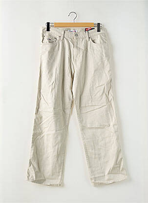 Blugi cu croială largă bej TOMMY HILFIGER bărbat