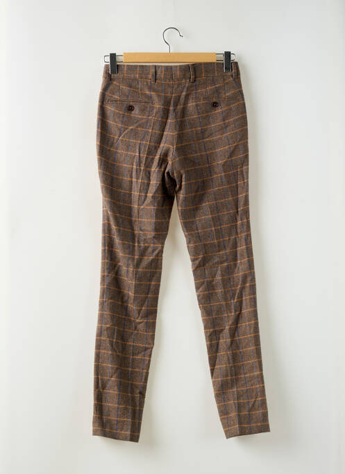 Pantalon slim maro L'IMPECCABLE MARCEL bărbat
