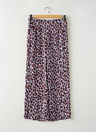 Pantalon larg țesătură crep mărime normală violet BELLITA femme