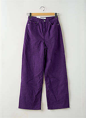 Blugi cu croială largă violet JJXX femeie