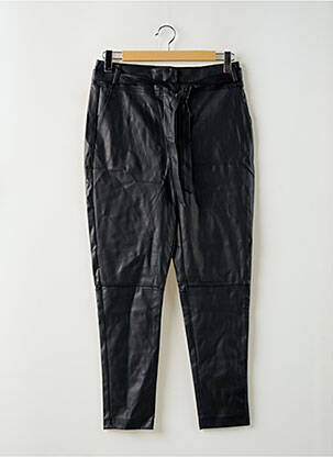 Pantalon 7/8 talie înaltă talie înaltă negru MEXX femeie