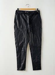 Pantalon 7/8 talie înaltă talie înaltă negru MEXX femme