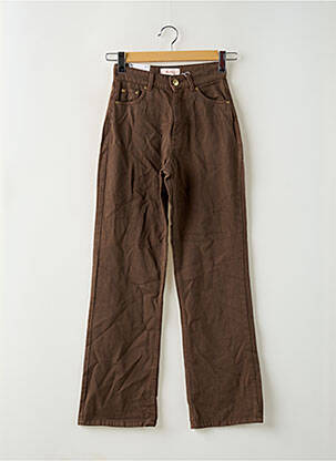 Blugi cu croială evazată maro ONLY femeie