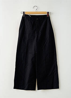 Pantalon 7/8 talie înaltă talie înaltă negru YUGEN femeie
