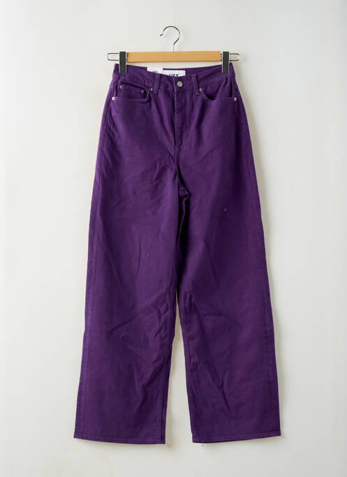 Blugi cu croială largă violet JJXX femeie