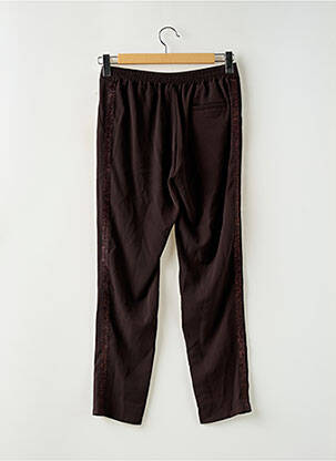 Pantalon drept țesătură crep mărime normală maro AMELIE & AMELIE femeie