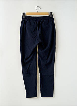 Pantalon drept țesătură crep mărime normală albastru MORE & MORE femeie