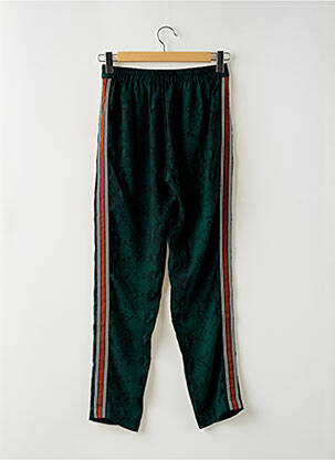 Pantalon drept talie elastică mărime normală verde ONLY femeie