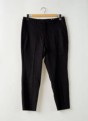 Pantalon 7/8 talie cu cleme mărime normală negru S.OLIVER femeie