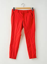 Pantalon 7/8 talie cu cleme mărime normală roșu S.OLIVER femme