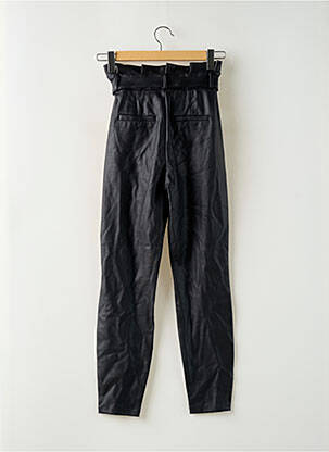 Pantalon slim țesătură acoperită talie înaltă negru VERO MODA femeie