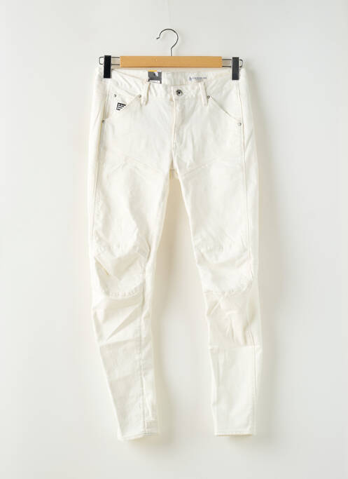 Blugi boyfriend alb G STAR femeie