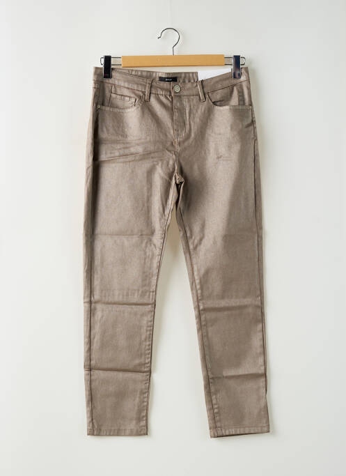 Pantalon slim maro OPUS femeie