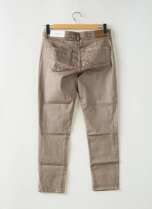 Pantalon slim maro OPUS femeie