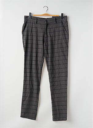 Pantalon chino închidere cu fermoar sub clapetă cu nasturi mărime normală gri BRUCE & BUTLER  femeie