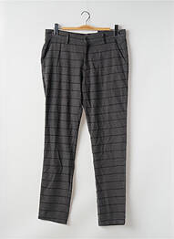 Pantalon chino închidere cu fermoar sub clapetă cu nasturi mărime normală gri BRUCE & BUTLER  femeie