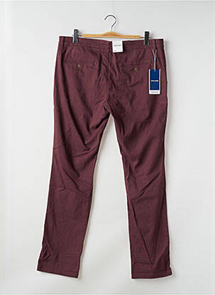 Pantalon chino țesătură poplin mărime normală roșu JACK & JONES bărbat