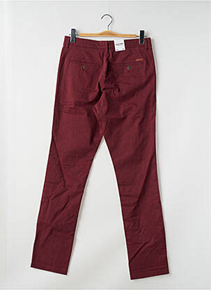 Pantalon chino țesătură poplin mărime normală roșu JACK & JONES bărbat