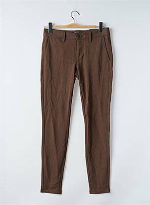 Pantalon chino elasticitate mărime normală maro ONLY & SONS bărbat