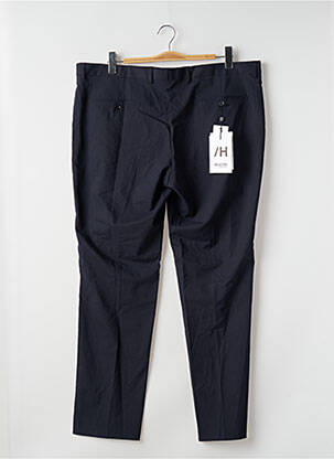 Pantalon slim talie cu cleme mărime normală albastru SELECTED bărbat
